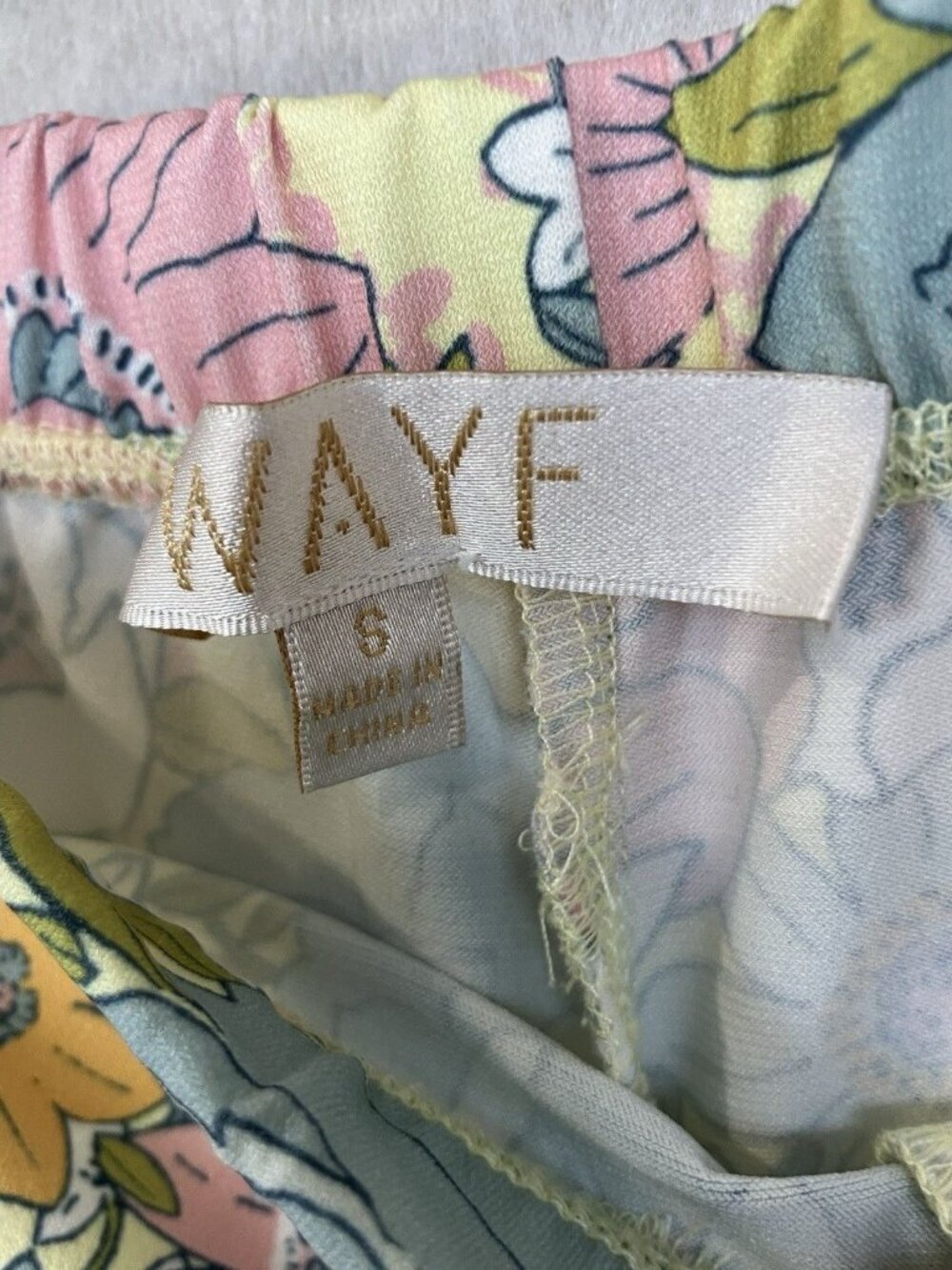 Wayf Floral Bootleg Pull On Pants, Small. Hippie Boho Vibe, Super soft - Picture 3 of 5